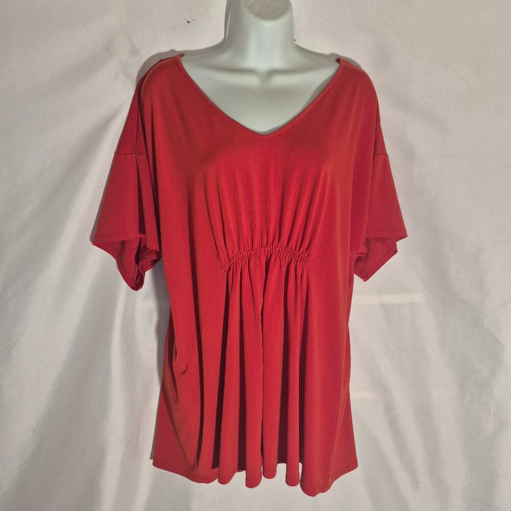 Dana Buchman Red Blouse in size Medium